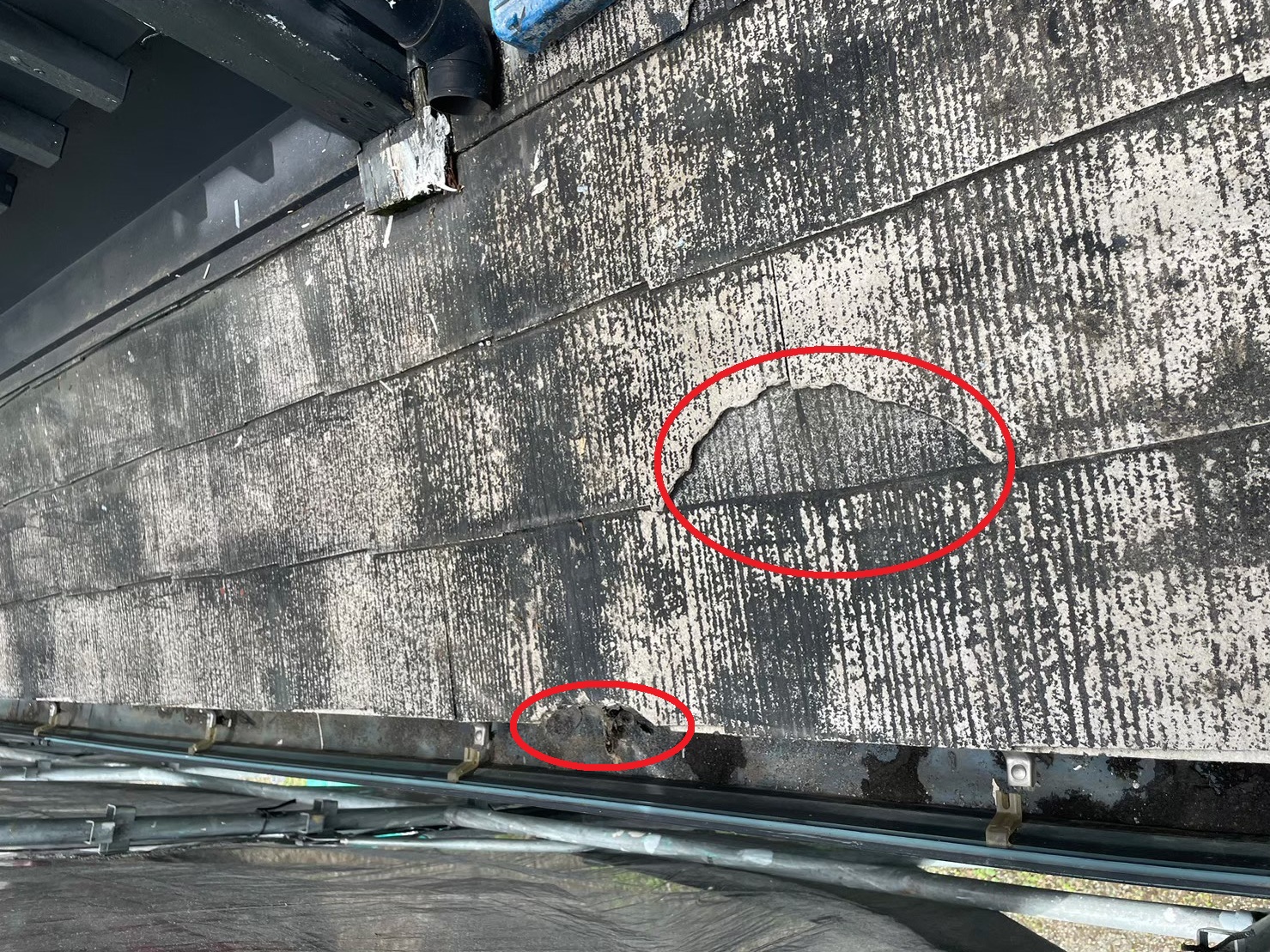 既存の屋根の状態